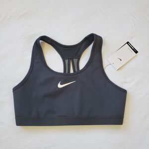 Nike Swoosh Dri-Fit High-Support Adjustable Athletic Sport Bra - L (A-B)
